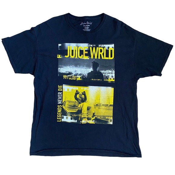 Juice Wrld T-Shirt Legends Never Die Sz XL Rap Hip Hop Music - Picture 1 of 6